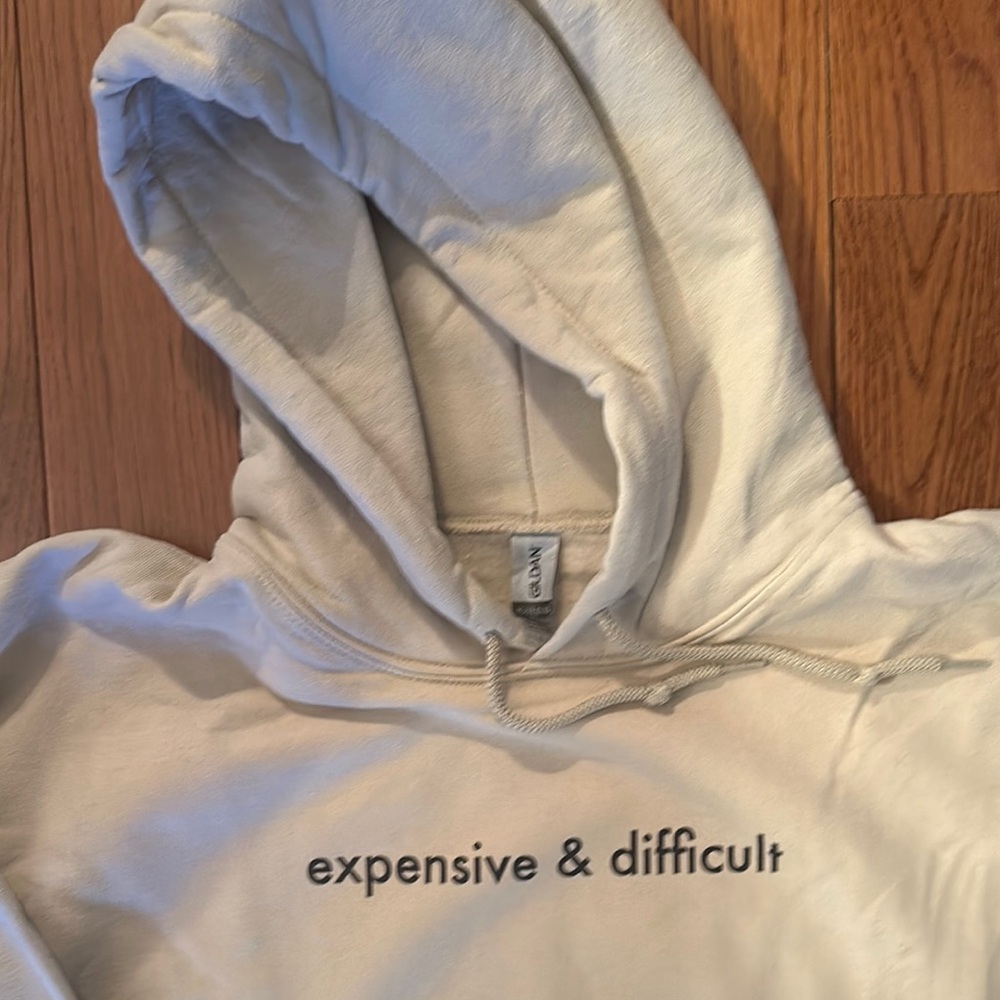 Expensive & Difficult Cream Hoodie